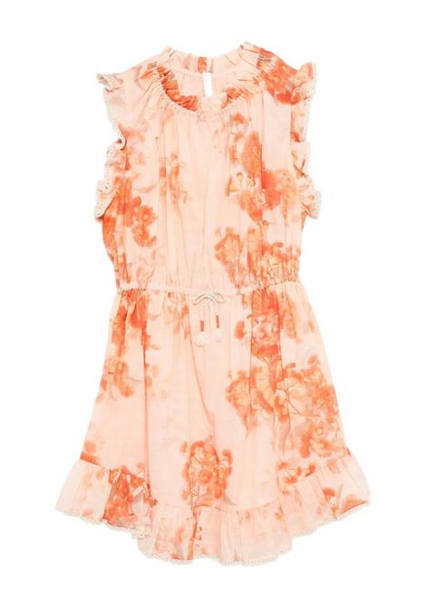 Abito con stampa ZIMMERMANN KIDS | 1897DRS264TAN LEOPARD